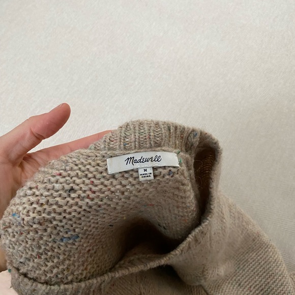 MWL Flecked Wide-Sleeve Pullover Sweater - Picture 5 of 7